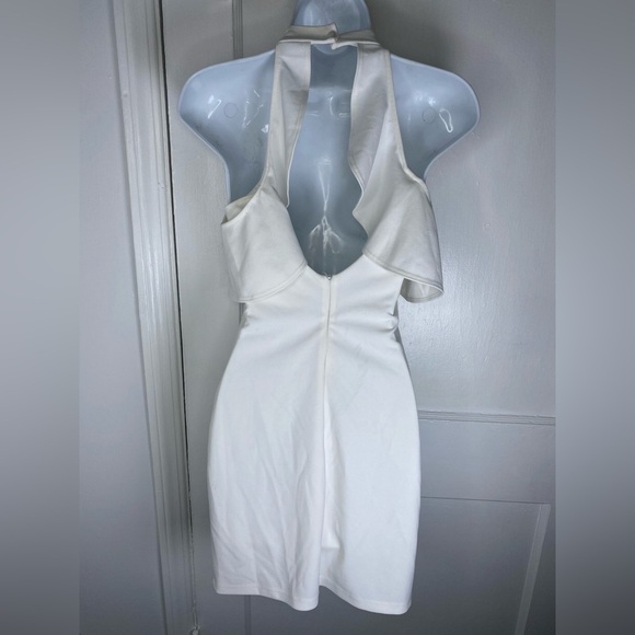 Lulu's Your Time Bodycon White Off the Shoulder Mini Dress - Picture 7 of 10